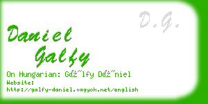 daniel galfy business card